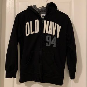 Old Navy fleece lined hoodie jacket